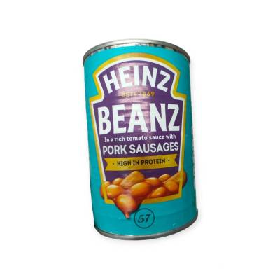 Heinz  Bake Bean&amp;Pork Sausages 415g.