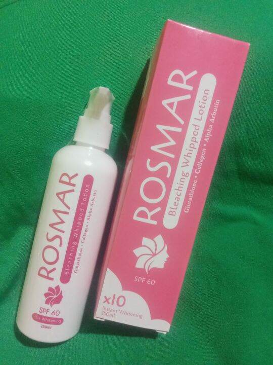 ROSMAR 250ml (Bleaching Whipped Lotion) SPF 60 Lazada PH