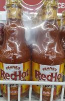 #ส่งฟรี#Franks Buffalo ReoHot Sauce แพ็ค2ขวด แฟร้งค์สเรดฮอตบัฟฟาโล่ 354ml.และ148ml..