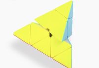 pyramid speed cube triangle  พีระมิด ลูกบาศก์ความเร็ว สามเหลี่ยม3x3x3 ลูกบาศก์สามเหลี่ยม ปริศนา ลูกบาศก์มายากล ปริศนาของเล่นสี: สีสัน