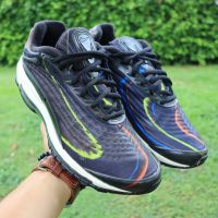 ส่งฟรี รองเท้า NIKE AIR MAX DELUXE Black/Midnight Navy Shoes - Size 8 US / 41 EU - Pre-owned - Free Shipping Authentic