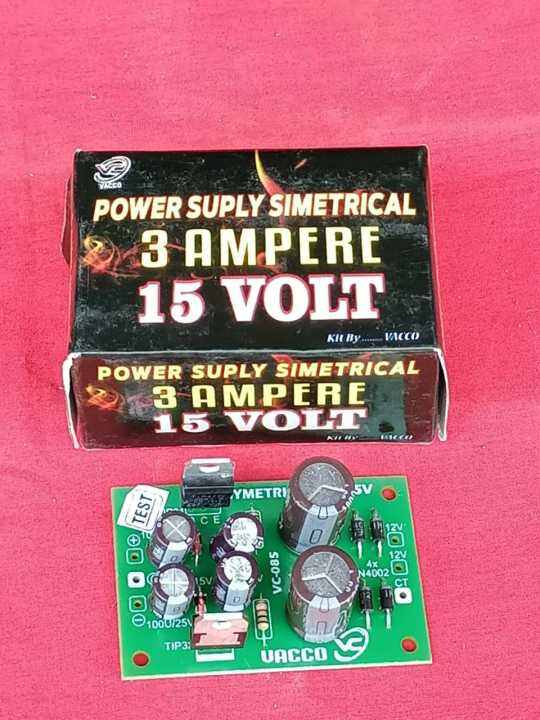 Kit Power Supply Simetrical 3amper 15volt Vacco Lazada Indonesia 3452