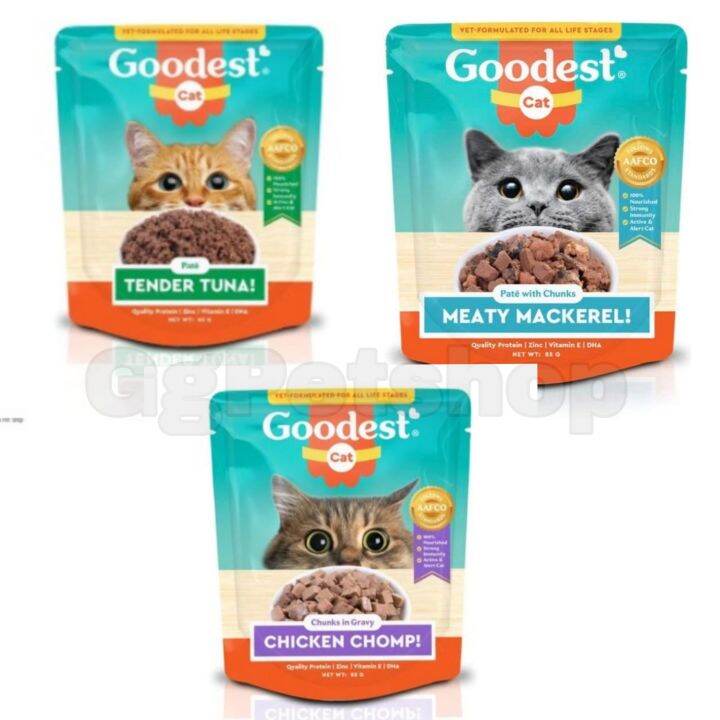 Goodest Cat Wet Food in Pouch 85g Lazada PH