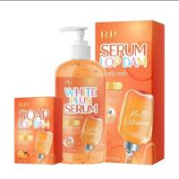 1แถม1 เซรั่ม +สบู่ เซรั่มลบดำ บีพี ไวท์พลัส BP White Plus Serum 500ml &amp; Soap เซรั่มครูเบียร์