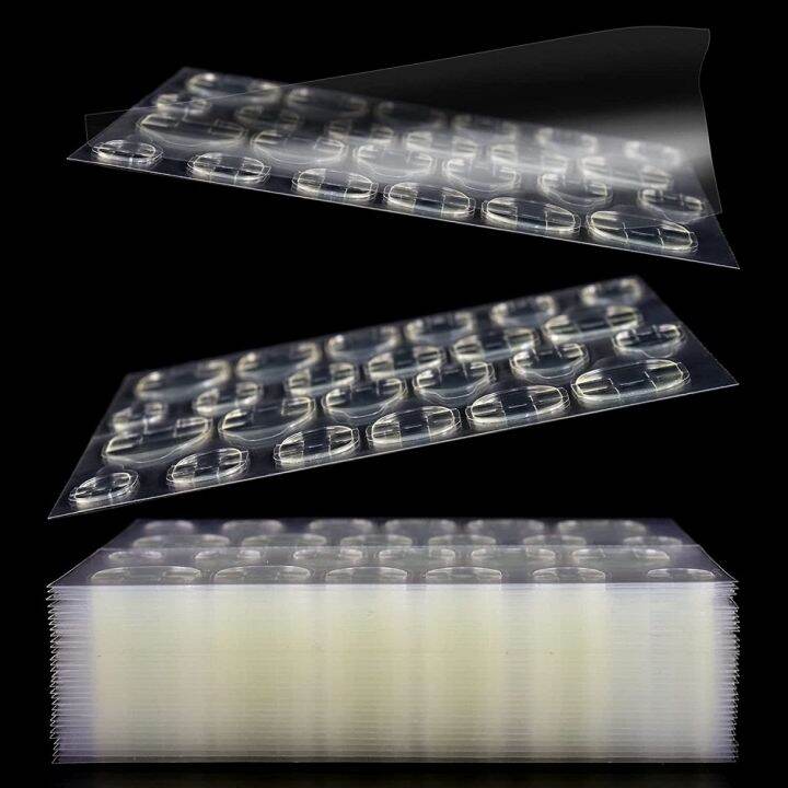 1200Pcs Double-Sided Nail Adhesive Stickers Waterproof Breathable ...