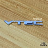 โลโก้* VTEC สีชุบโครเมี่ยม ( ขนาด* 1.7 x 13 cm ) ราคาต่อชิ้น