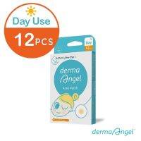 dermaAngel Patch For Day 12pcs แผ่นซับสิวไฮโดรคอลลอยด์สำหรับกลางวัน