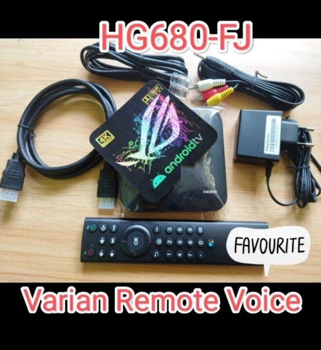 STB Android TV Box HG680-FJ OS 10 Bluetooth Voice Unlock Root | Lazada ...