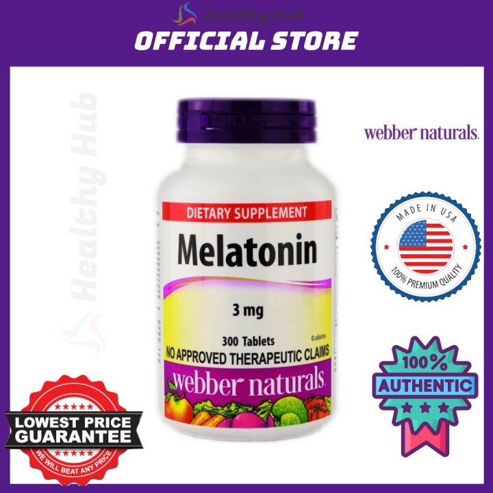 Webber Naturals 3mg Melatonin Dietary Supplement for Adult | Lazada PH