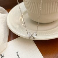 bowvy silver necklace - morning.earrings