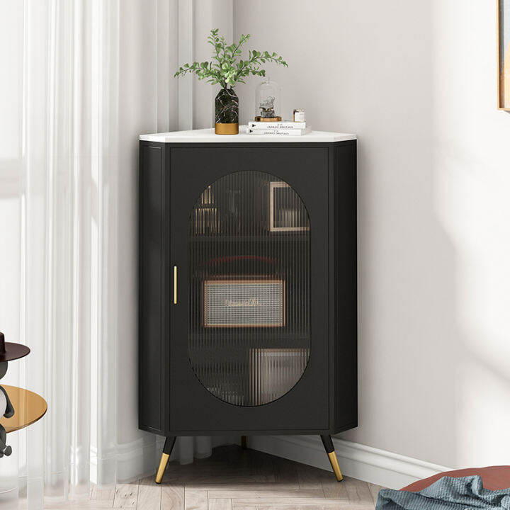Nordic Accessible Luxury Glass Corner Corner Modern