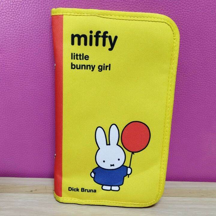 กระเป๋าใส่บัตรมือสองญี่ปุ่น-miffy-ใส่ของจุกจิกได้-สีสดใสน่ารัก-ตำหนิ-ไม่มี