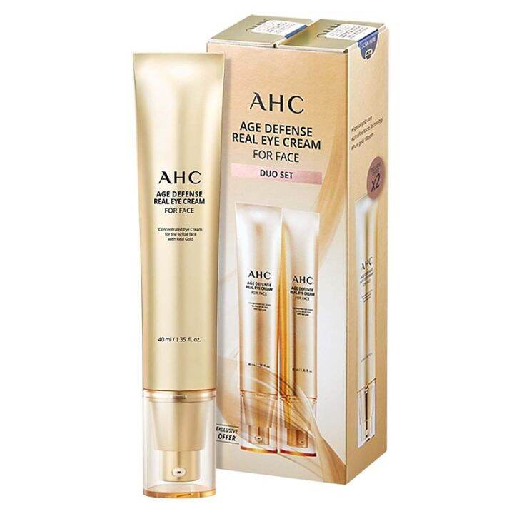 AHC Korea Age Defense Eye Cream For Whole Face With Real Gold 40ml