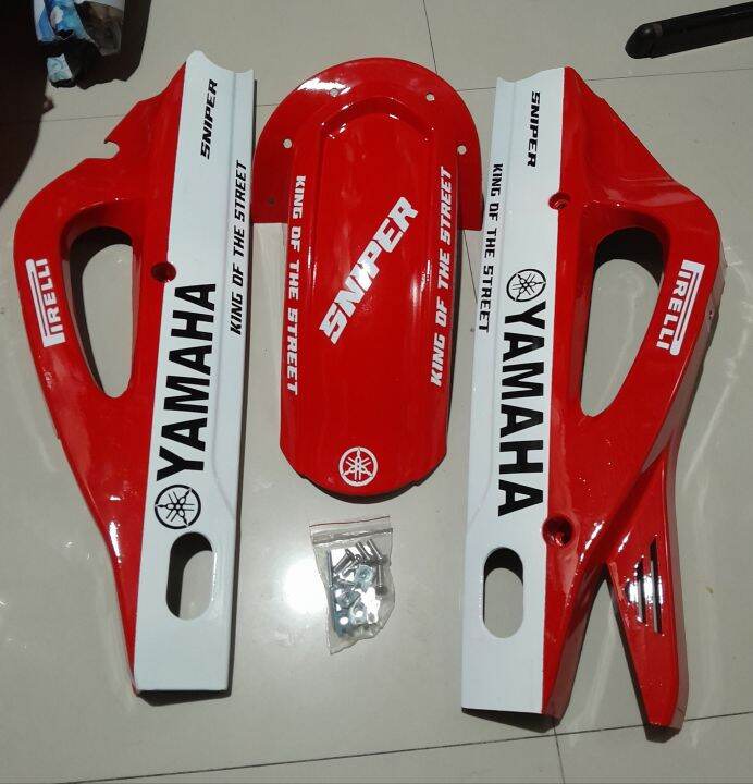 swing arm cover for sniper 150/155 (fiber made) Lazada PH