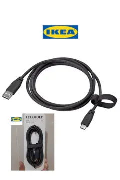 LILLHULT USB-C to lightning, dark grey, 1.5 m - IKEA