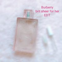 แบ่งขายน้ำหอมแท้ Burberry Brit Sheer for her EDT