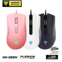 NUBWO PLESIOS NM-89M MACRO มีไฟ RGB