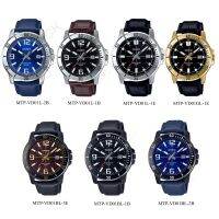 CASIO นาฬิกาคาสิโอของแท้ข้อมือผู้ชาย รุ่น MTP-VD01L-1B,MTP-VD01L-1E,MTP-VD01L-2B,MTP-VD01GL-1E ,MTP-VD01BL-1B,MTP-VD01BL-2B,MTP-VD01BL-5Eสายหนัง สินค้ารับประกัน1ปี