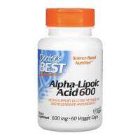 Doctors Best Alpha-Lipoic Acid ขนาด 600 มก. บรรจุ 60 แคปซูลทำจากผัก