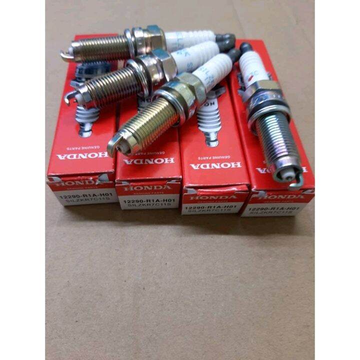 Honda NGK Iridium Spark Plugs 12290R1AH01 SILZKR7C11S HRV 1.8 / Civic