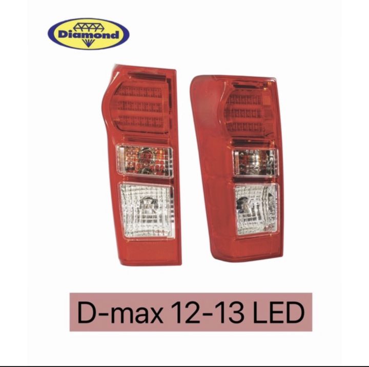 ไฟท้าย-d-max-2012-2013-led-3-เส้น-ไม่รวมขั้ว-ดีแม็ก-เอลอีดี