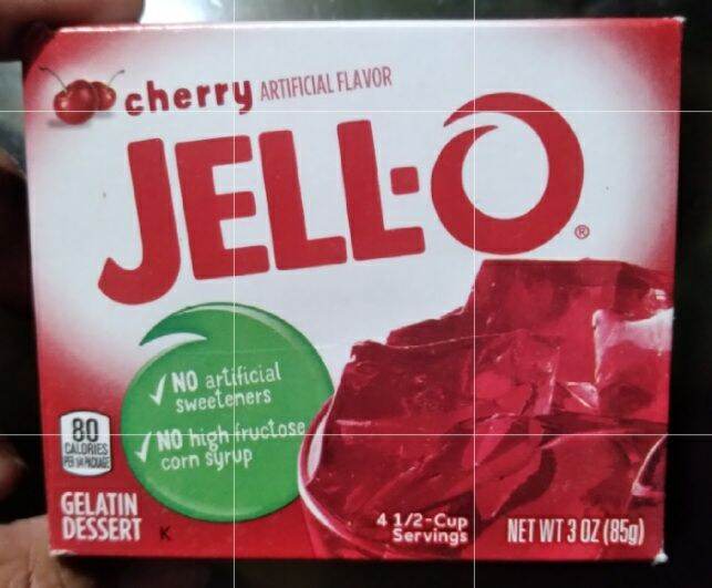 JellO Cherry Flavor Gelatin 85g Lazada PH