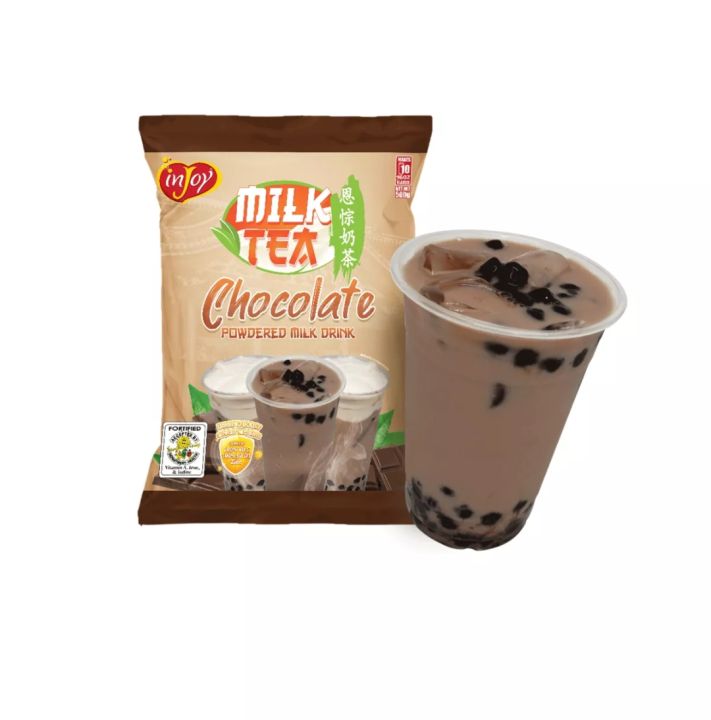 Injoy Chocolate Milktea [500g] Premium Milktea Flavor Powdered Milk