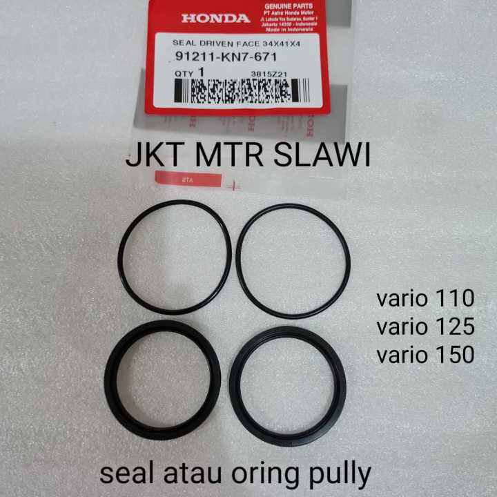 seal pilly oring pully seal driven face 34414 vario 110 vario 125 vario