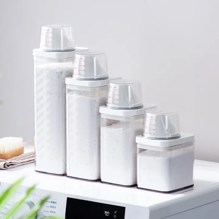 Washing Powder Storage Box Laundry Detergent Special Storage Bucket