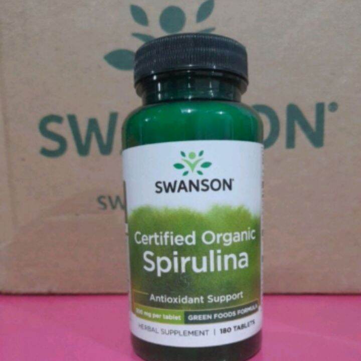Spirulina 100 Certified Organic 500mg 180 tablets EXPIRY March 2025