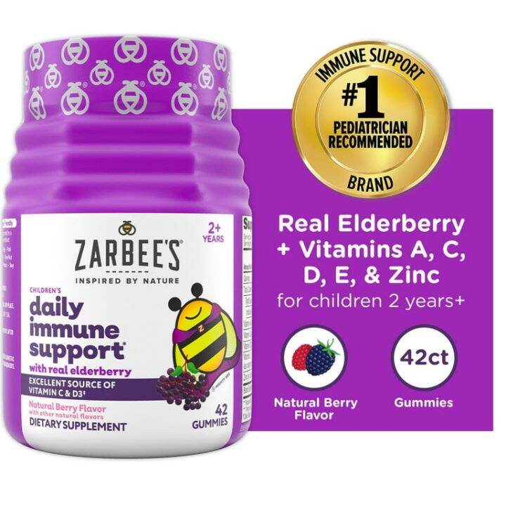 zarbees-childrens-mighty-bee-elderberry-immune-support-natural-berry-42-gummies