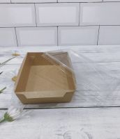 กล่องอาหาร ฝาพลาสติก ขนาด 11.5x15x4.5 ซม.(แพค20ใบ) 2440