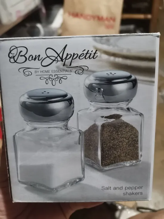 Home Essentials Salt and Pepper Shakers Set Bon Appetit Lazada PH