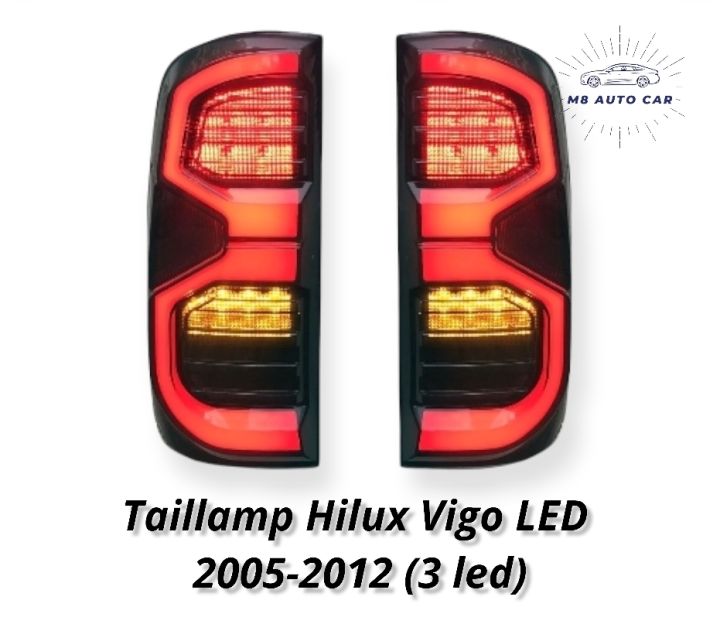 ไฟท้าย-vigo-vigo-2005-2006-2008-2010-2012-led-ไฟท้ายแต่ง-led-vigo-taillamp-hilux-vigo-led-ปี2005-2012