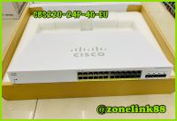 Cisco CBS220-24P-4G-EU  Cisco Business Switch 24 Ports 1GE PoE 195W, 4 Ports 1G SFP Uplink