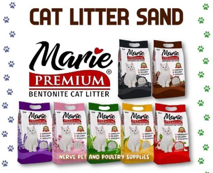 Marie Premium cat litter 10 litters Lazada PH