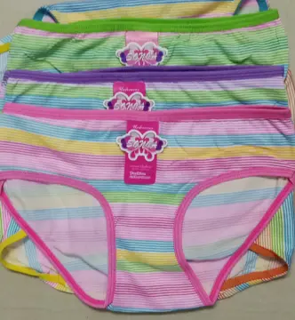 Poposy 12Pieces Fashion Girl's Underwear Cotton Cartoon Character Panties  Panty Underpants Princess 10-14yrs