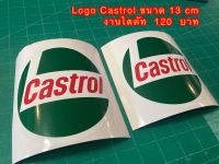 Logic Sticker สติกเกอร์ Castrol ขนาด 13 cm 1 คู่....