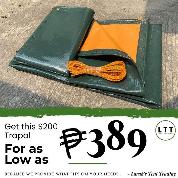 12x20FT Original S200 all in one trapal used for Truck Cover Roof Cover