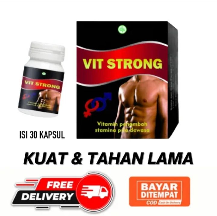 Viral Dan Terlaris Vit Strong Obat Stamina Pria Isi 30 Kapsul Imunitas