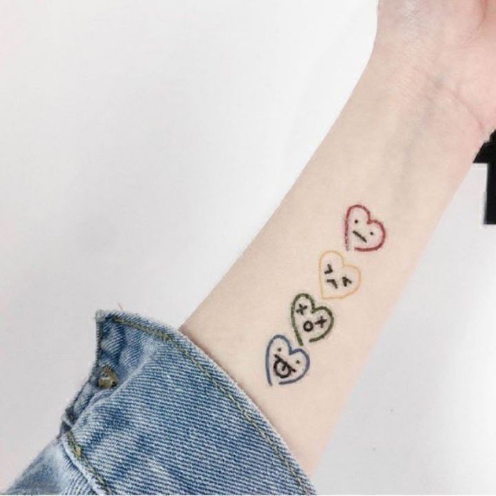 tattoo-แทททู-แทททูมินิมอล-แททูลายเก๋ๆ-โบโฮ-สติกเกอร์แทททู-แทททูลอกน้ำ-กันน้ำ-ติดทน