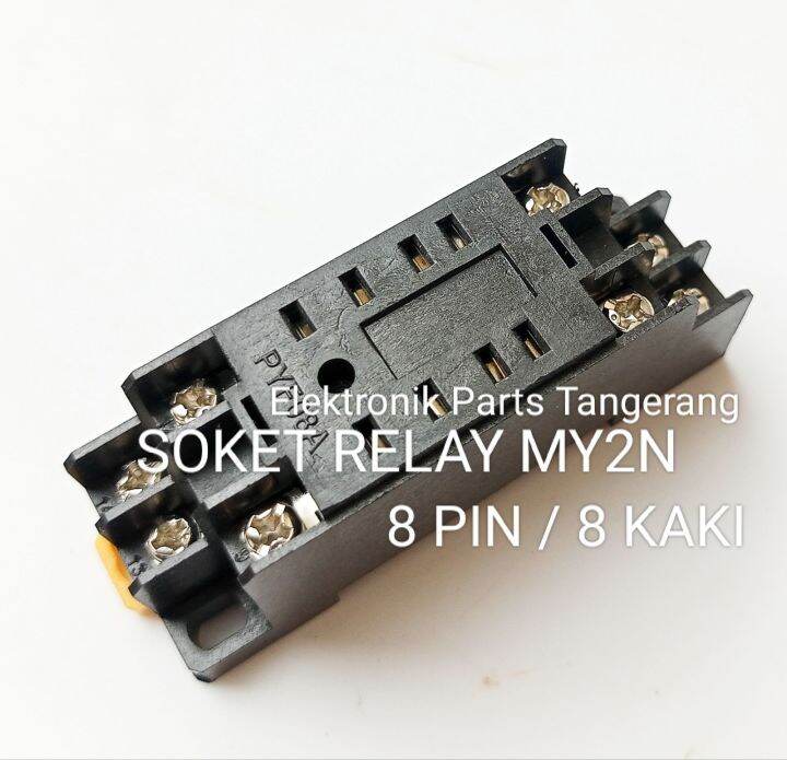 SOKET RELAY MY2N 8PIN DUDUKAN SOKET RELAY MY2N 8 KAKI SOCKET RELAY 8PIN SOKET RELAY 8PIN MY2N