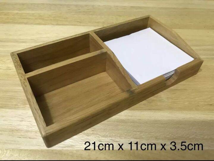 Wooden Memo Paper Holder Lazada