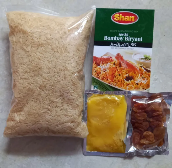 BERAS BASMATI 1kg + SHAN BIRYANI + MINYAK SAMIN & KISMIS Lazada Indonesia