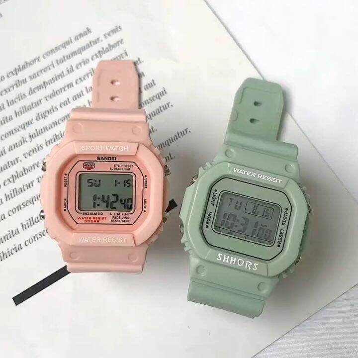 Time Collector Korean Fashion Water resistance Digital watch Inspired