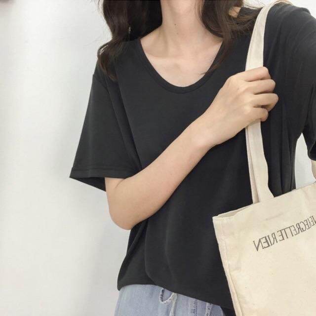 พร้อมส่ง-เสื้อยืดแขนสั้น-ผ้าเรยอน-no-96