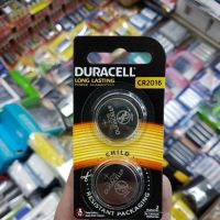 ถ่าน Duracell CR2016 3V  จำนวน 2ก้อน ของแท้บริษัทมีข้อมูลภาษาไทยด้านหลังแพค