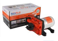 seaflo 42 series Automatic. 12v ปั้มน้ำจืด ปั้มน้ำไดอะแฟรม ออโต้ตัดการทำงานน้ำเมื่อปิดวาล์วน้ำหรือก๊อกน้ำปริมาณน้ำประมาณ18.9ลิตรต่อนาทีกินกระแสไฟสูงสุดของ12v/6-15แอมป์/ชม(ขึันอยู่กับโหลดที่ใช้และความสูง)