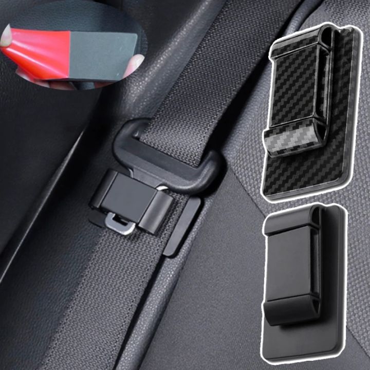 2PCS Universal Strong Car Safety Belt Protection Clip Plastic Seat