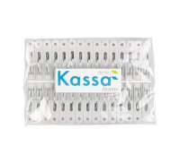 KASSA HOME กิ๊บหนีบผ้า พลาสติก (แพ็ค 30 ชิ้น) สีเทา